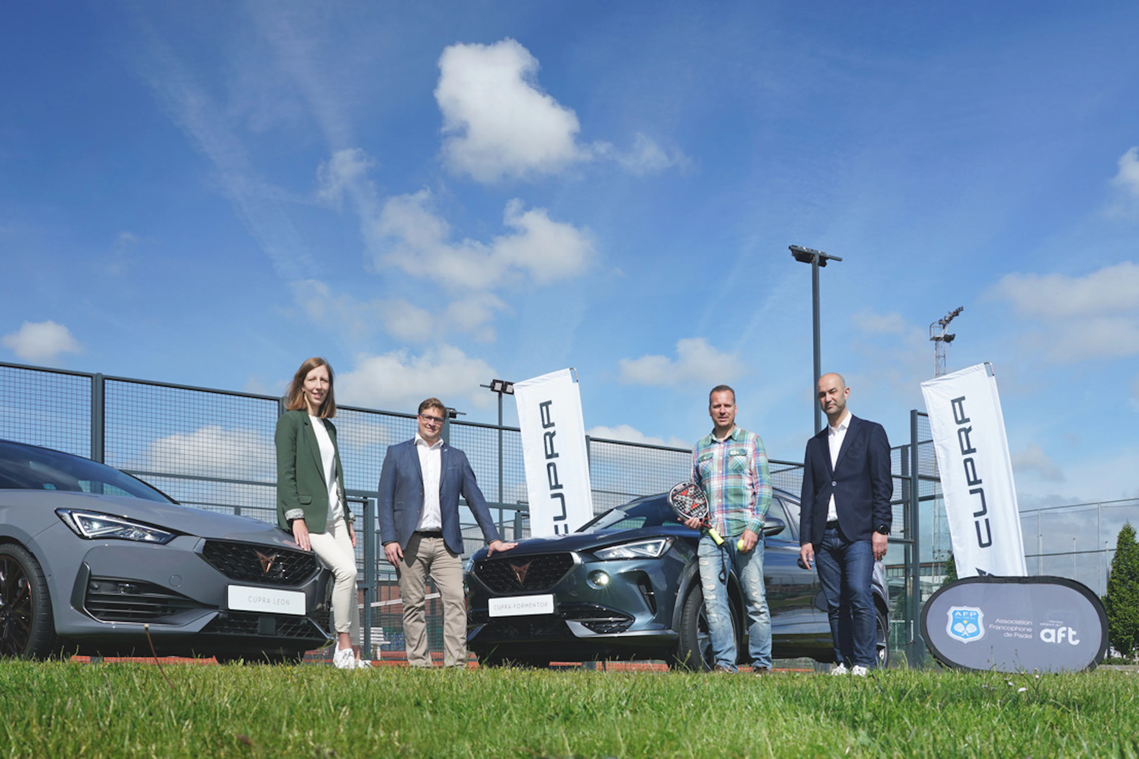 CUPRA soutient désormais aussi le padel en Belgique francophone